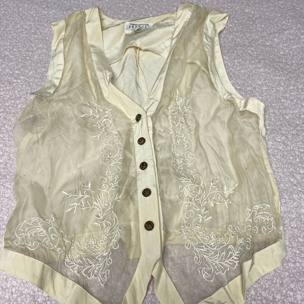 Pure silk Express Vest